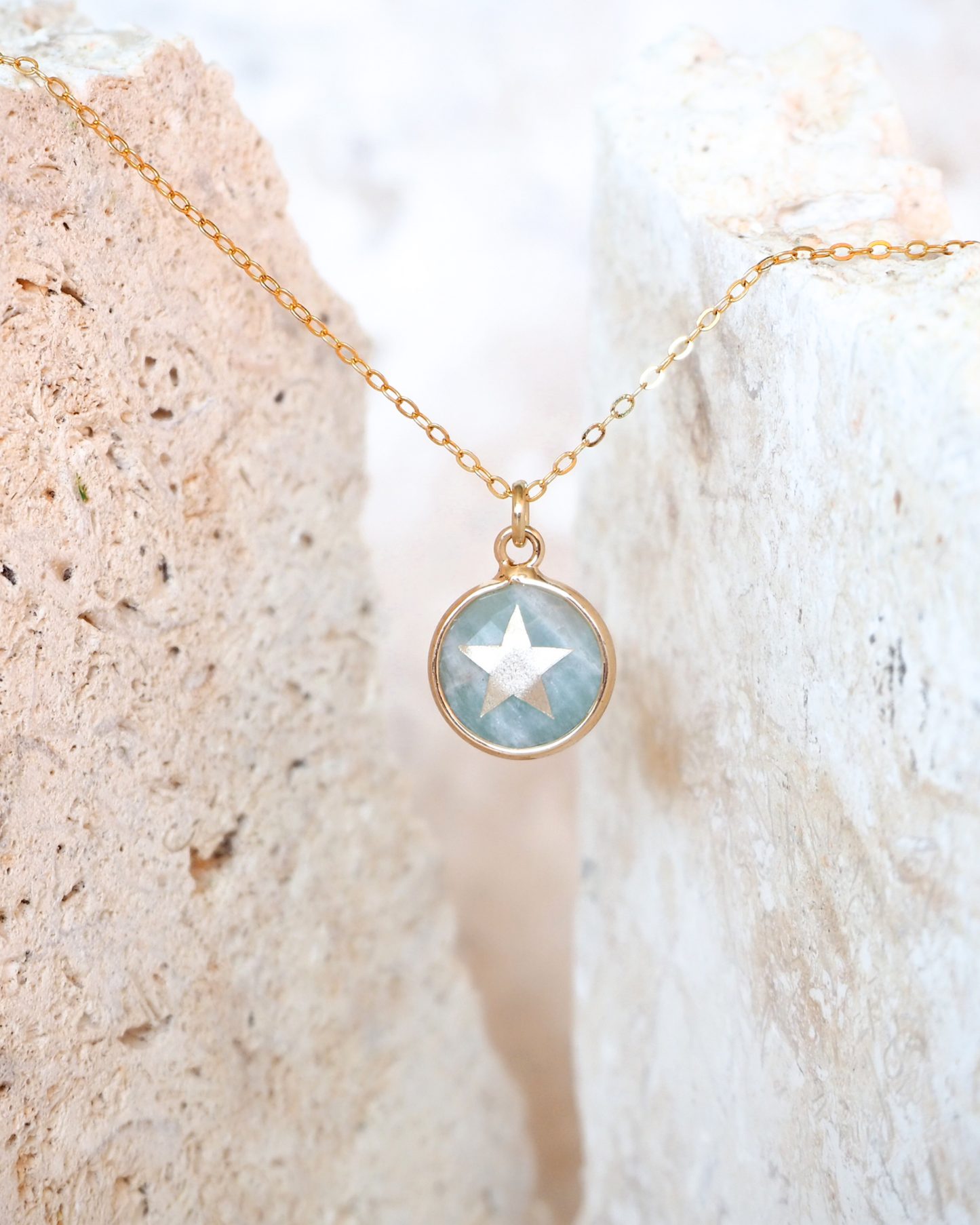 Amazonite Personalized Initial Necklace – Cultivate Balance and Harmony with a Personal Touch